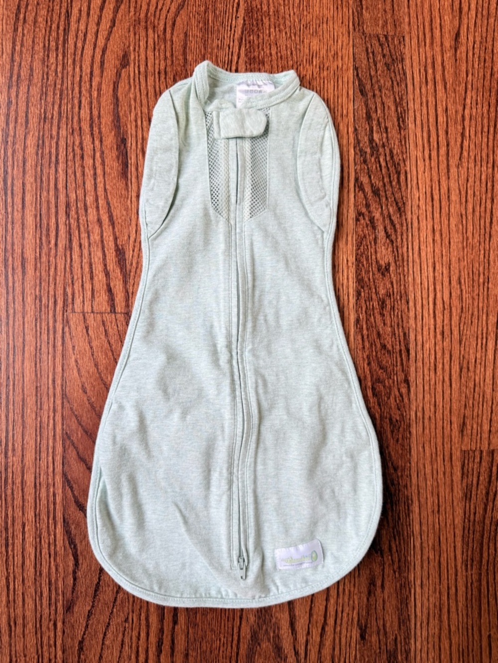 Woombie Light Green Infant Convertible Sleep Sack  - Size 0-3 months ( 5-13lbs)